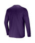 Фото #4 товара Men's NFL x Darius Rucker Collection by Purple Baltimore Ravens Team Long Sleeve T-shirt