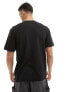 Calvin Klein nano logo interlock t-shirt in black S - фото #10