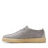 Фото #9 товара Clarks Trek Cup 26170268 Mens Gray Suede Oxfords & Lace Ups Casual Shoes