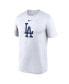 Фото #3 товара Men's White Los Angeles Dodgers Legend Fuse Large Logo Performance T-shirt