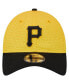 Фото #3 товара Men's Gold, Black Pittsburgh Pirates 2023 City Connect 9TWENTY Adjustable Hat