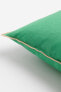 Фото #4 товара Linen-blend Cushion Cover