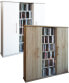 Фото #4 товара Holz CD DVD Stand Regal Santo Glastür