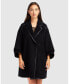 Women's Incomplete Kiss Trimmed Coat