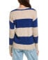 Фото #2 товара Kier+J Striped Cashmere Sweater Women's