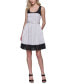 ფოტო #1 პროდუქტის Women's Square-Neck Belted Dress