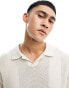 Cotton On knitted polo shirt in stone