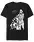 Men's Moon Knight Mk Line Art Duo Short Sleeve T-shirt Черный, Small - фото #1