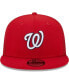 Фото #2 товара Men's Red Washington Nationals Team Color Trucker 9FIFTY Snapback Hat