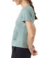 Фото #3 товара Women's Ruched Raglan-Sleeve Fashion Tee