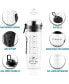 Фото #2 товара Portable Flip Top Lid Water Bottle with Fruit Infuser