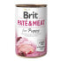 BRIT Paté & Meat Puppy Chicken 400g wet food for dog - фото #2