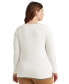 Plus Size Stretch Long-Sleeve Tee