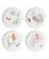 Фото #1 товара Butterfly Meadow 4-Piece Accent Plate Set