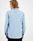 Фото #2 товара Men's Payton Long Sleeve Denim Shirt, Created for Macy's