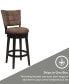 Фото #9 товара Барный стул для кухни Hillsdale Kaede Wood and Upholstered высокий 45"