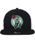 Фото #3 товара Бейсболка New Era мужская черная Boston Celtics Pop Panels 9FIFTY Snapback Hat