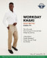 Фото #3 товара Men's Workday Smart 360 Flex Classic Fit Khaki Stretch Pants