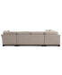 Фото #12 товара Elliot II 138" Fabric 3-Pc. Chaise Sectional, Created for Macy's