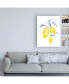 Фото #3 товара Jennifer Goldberger Watercolor Lemons I Canvas Art - 27" x 33.5"