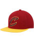 Фото #1 товара Men's Wine, Gold Cleveland Cavaliers Team Two-Tone 2.0 Snapback Hat