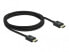 Фото #3 товара Кабель HDMI Delock 85385 - 2 м - HDMI Type A (Standart) / HDMI Type A (Standart) - 3D - 48 Gbit/s - Черный