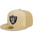 Фото #4 товара Men's Khaki Las Vegas Raiders Raffia Front 59FIFTY Fitted Hat