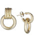 ფოტო #1 პროდუქტის Rope Drop Earrings in 14k Gold