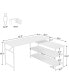 Фото #3 товара Modern L-Shaped Desk with Storage Shelves, 360°Rotating Desk Corner Computer Desk Study Writing Table Workstation with Open Shelves for Home Office, High Glossy Finish (White)