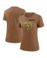 Фото #1 товара Women's Brown Chicago Bears 2023 Salute to Service Legend Performance T-shirt