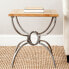 Alvin Wood Top End Table