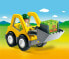 Фото #3 товара PLAYMOBIL 1.2.3 6775 Wheel Loader, Lift/Lower, Shovel, with Tow Bar, Ages 1.5+ (Pack of 2)