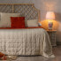 Bedspread (quilt) 230 x 280 cm Beige Dark Red