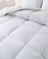 Light Weight White Goose Nano Down and Feather Blend Comforter, Queen