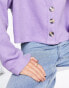 Фото #4 товара ASOS DESIGN super soft cardigan in purple marl