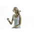 Decorative Figure DKD Home Decor Blue Golden Lady 13 x 8,5 x 17,5 cm