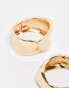 ASOS DESIGN Limited Edition pack of 2 bracelets in bangle and cuff detail in gold tone