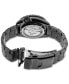 ფოტო #3 პროდუქტის Men's Automatic 5 Sports Black Ion Finished Bracelet Watch 43mm