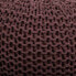 Pouffe Alexandra House Living Dark brown polystyrene 40 x 30 x 40 cm