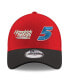 Фото #2 товара Men's Scarlet, Black Kyle Larson Double Whammy 9Fifty Snapback Adjustable Hat