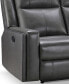 Фото #5 товара Rhodes 60" Top-Grain Leather Manual Reclining Loveseat