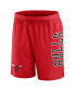 ფოტო #3 პროდუქტის Men's Red Chicago Bulls Post Up Mesh Shorts