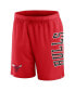 Men's Red Chicago Bulls Post Up Mesh Shorts