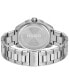 ფოტო #3 პროდუქტის Men's Expose Stainless Steel Bracelet Watch 44mm
