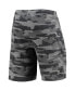 Фото #4 товара Men's Charcoal, Gray LSU Tigers Camo Backup Terry Jam Lounge Shorts