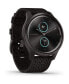 ფოტო #3 პროდუქტის Unisex Vivomove 3 Style Black Nylon Strap Smart Watch 24.1mm