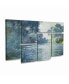 Claude Monet Branch of the Seine Near Giverny Multi Panel Art Set 6 Piece - 49" x 19"