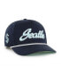 Фото #1 товара 47 Brand Men's Deep Sea Blue Seattle Kraken Overhand Logo Side Patch Hitch Adjustable Hat