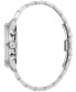 ფოტო #2 პროდუქტის Men's Chronograph Classic Diamond (1/8 ct. t.w.) Stainless Steel Bracelet Watch 44mm, A Macy's Exclusive Style