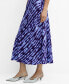 Women's Printed Satin Skirt